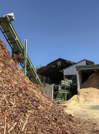 Valorisation déchets Scierie Chaumontet